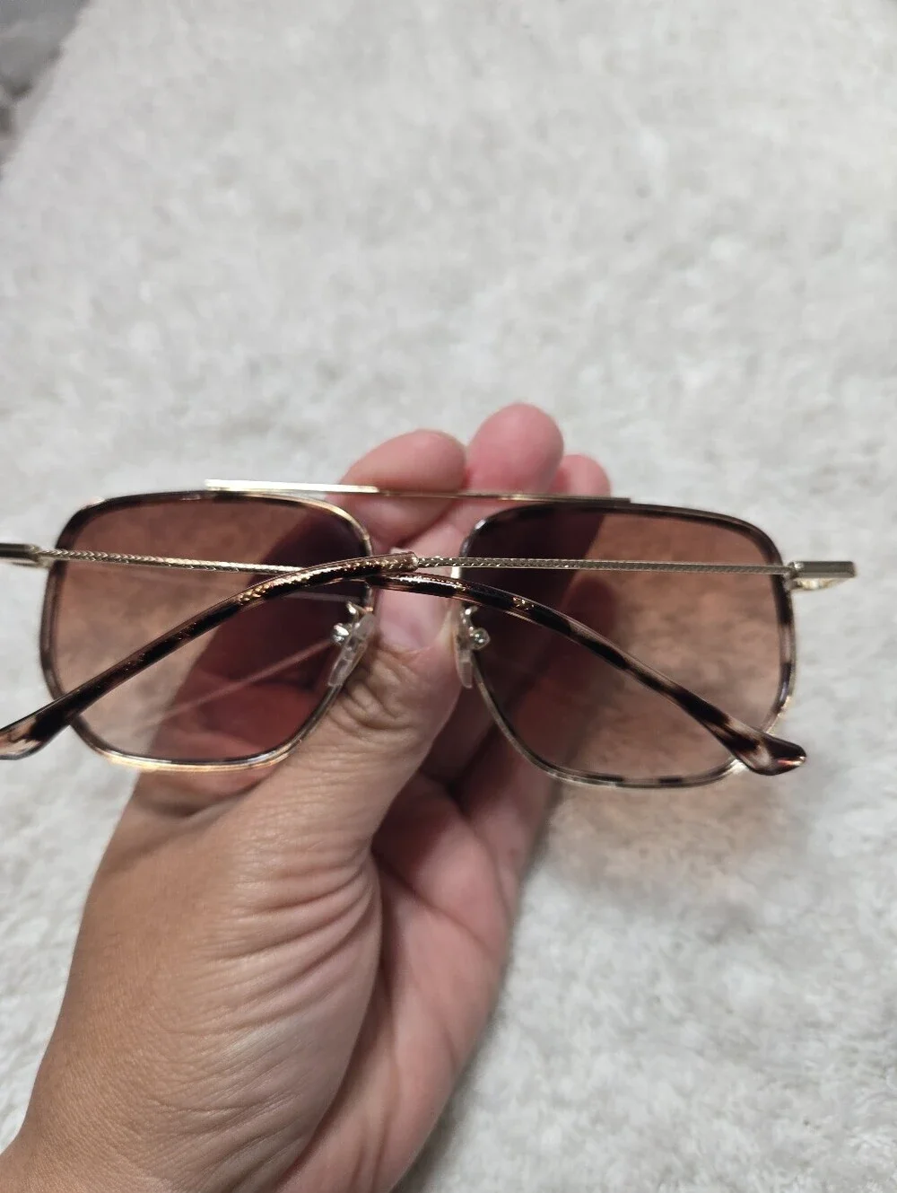 Retro Aviator Sunglasses for Women Men Vintage Classic Square Metal Fram